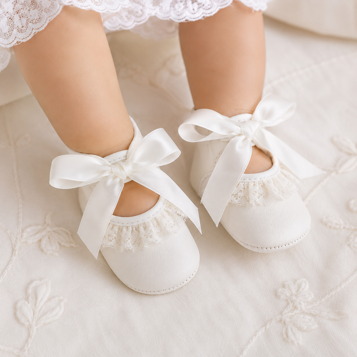 Zapato angelito bebé ceremonia