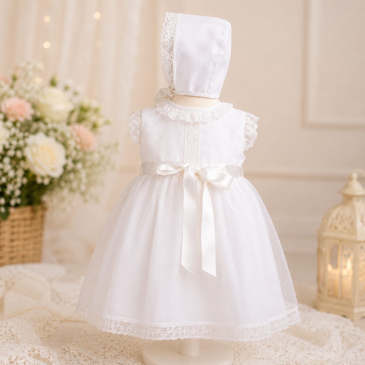 Vestido cristal con capota