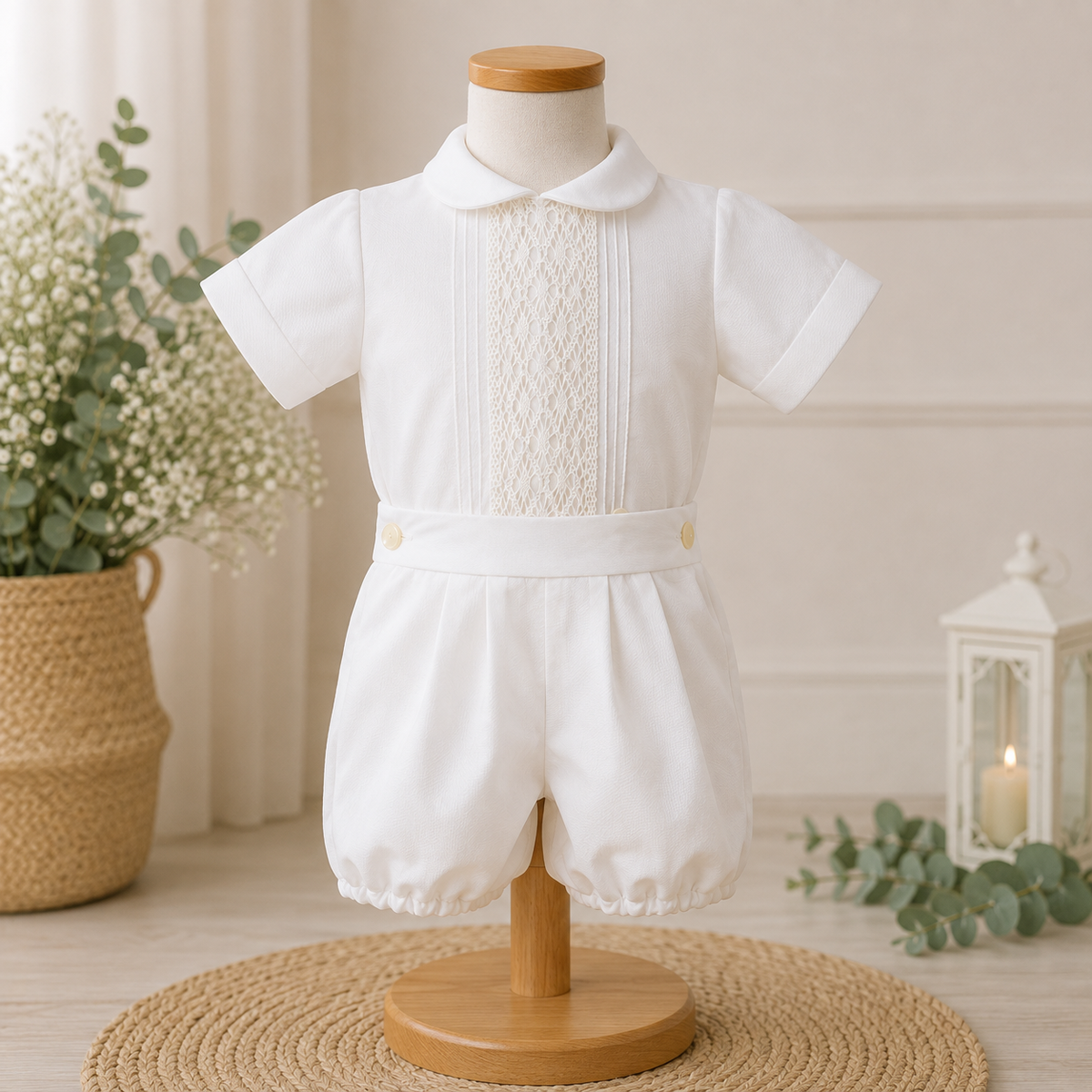 Conjunto niño cristal jaretas