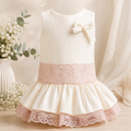 Vestido talle bajo ceremonia jacquard